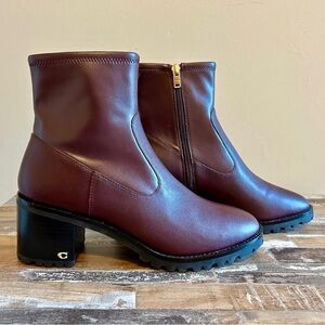 COACH Joy Lug-Sole Booties